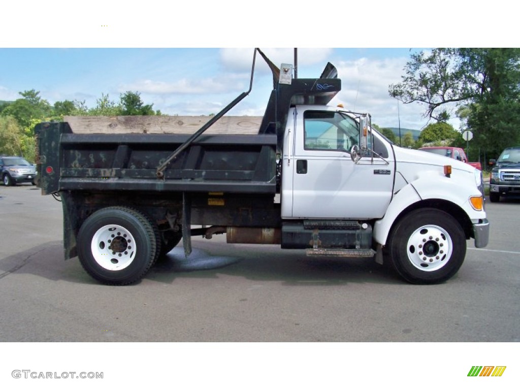 Oxford White 2006 Ford F650 Super Duty XLT Regular Cab Dump Truck Exterior Photo #85075604