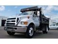 Oxford White - F650 Super Duty XLT Regular Cab Dump Truck Photo No. 20