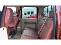 2008 Ford F250 Super Duty Camel/Chaparral Leather Interior Rear Seat Photo