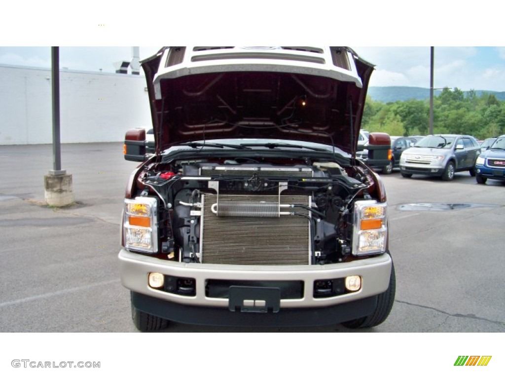 2008 F250 Super Duty King Ranch Crew Cab 4x4 - Dark Copper Metallic / Camel/Chaparral Leather photo #19