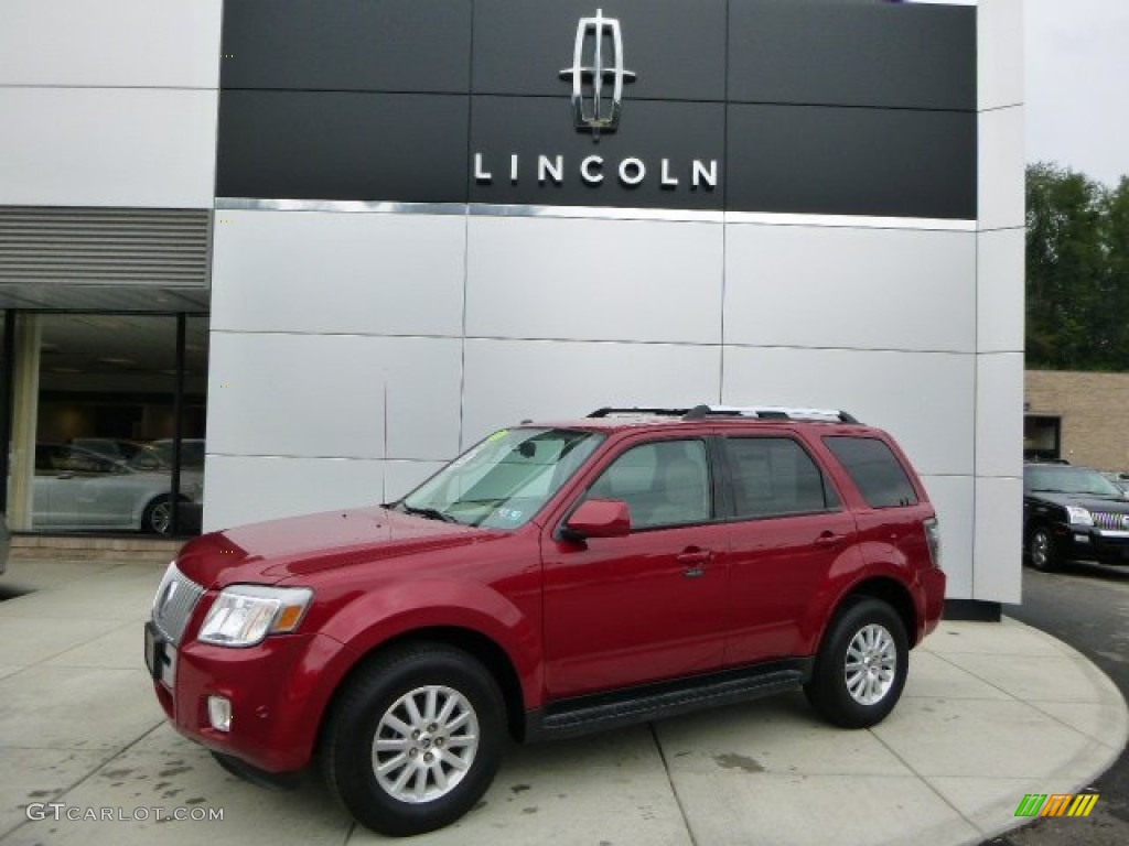 2010 Mariner V6 Premier 4WD - Sangria Red Metallic / Stone photo #1