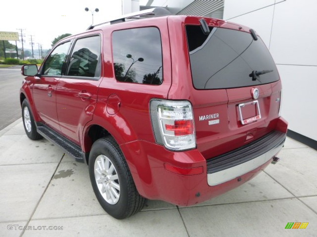 2010 Mariner V6 Premier 4WD - Sangria Red Metallic / Stone photo #3