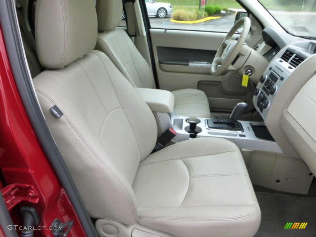 2010 Mariner V6 Premier 4WD - Sangria Red Metallic / Stone photo #10