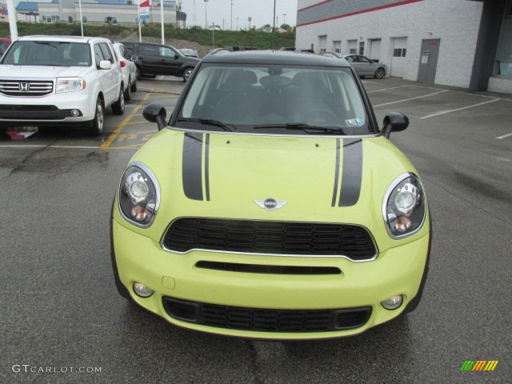 Bright Yellow 2012 Mini Cooper S Countryman All4 AWD Exterior Photo #85077551