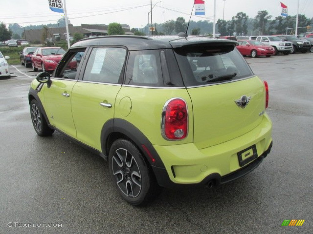 Bright Yellow 2012 Mini Cooper S Countryman All4 AWD Exterior Photo #85077605