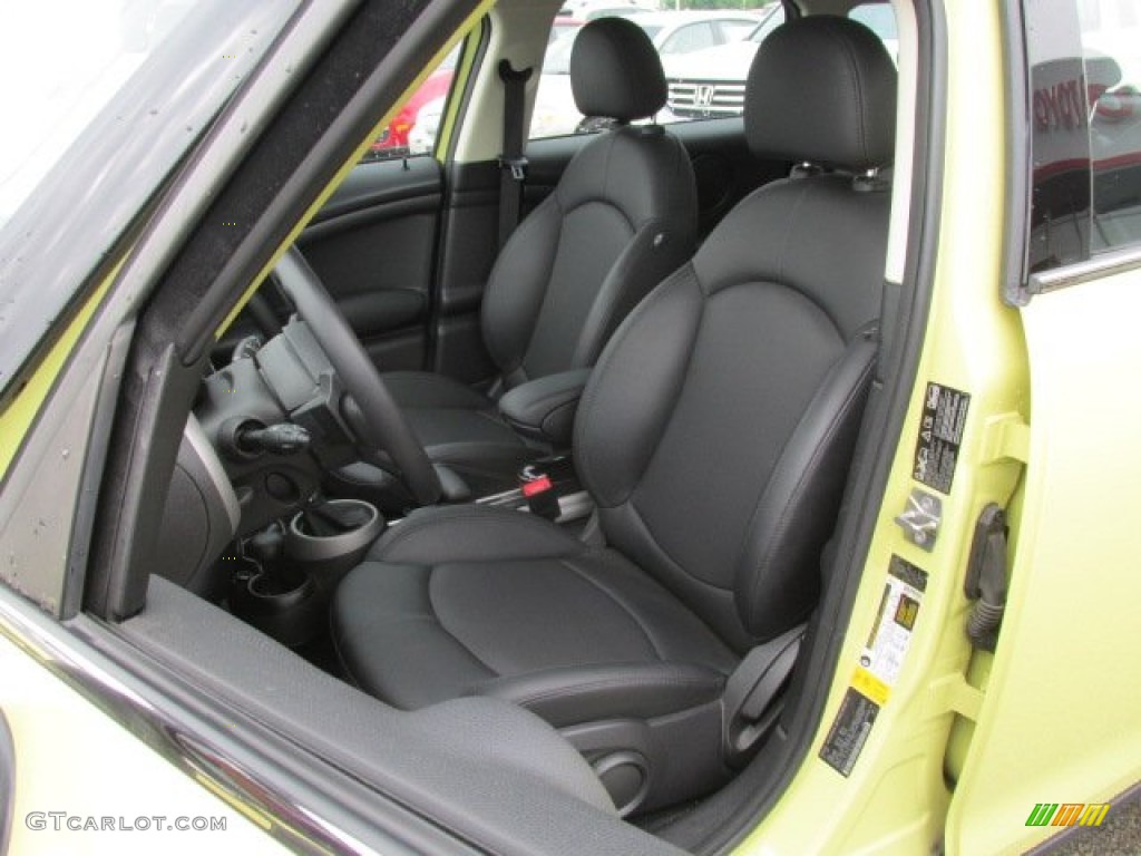 2012 Cooper S Countryman All4 AWD - Bright Yellow / Carbon Black photo #13