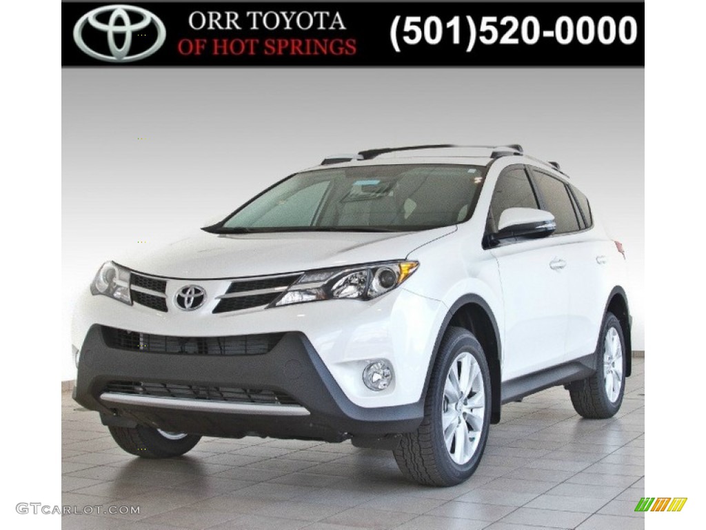 Blizzard White Pearl Toyota RAV4