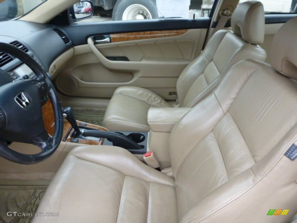 2003 Accord EX V6 Coupe - Taffeta White / Ivory photo #10