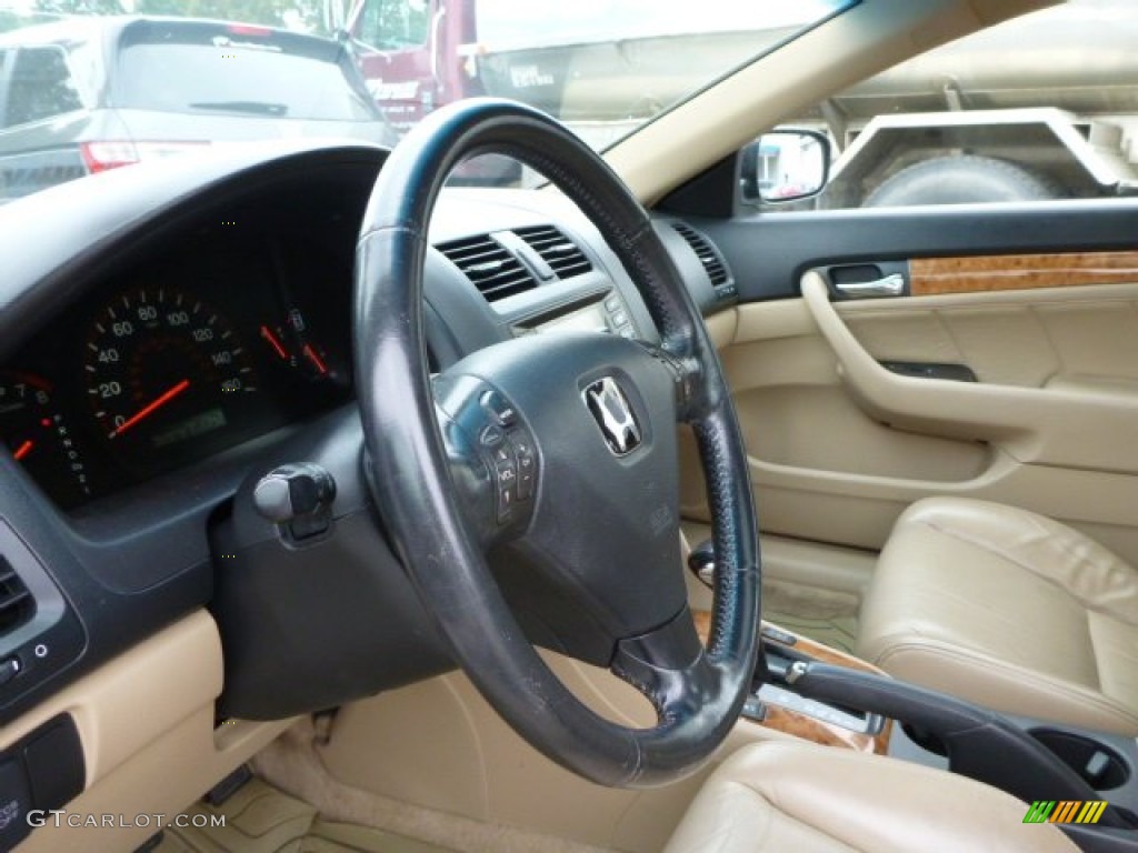 2003 Accord EX V6 Coupe - Taffeta White / Ivory photo #15