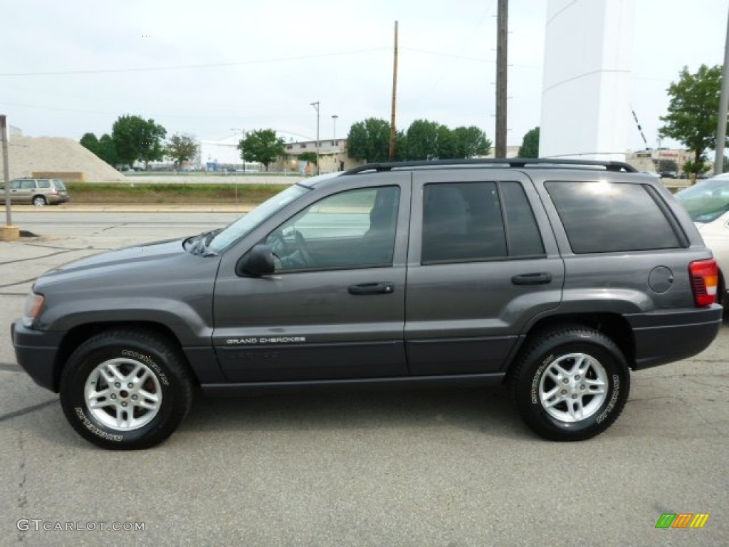 Graphite Metallic 2004 Jeep Grand Cherokee Laredo 4x4 Exterior Photo #85079348