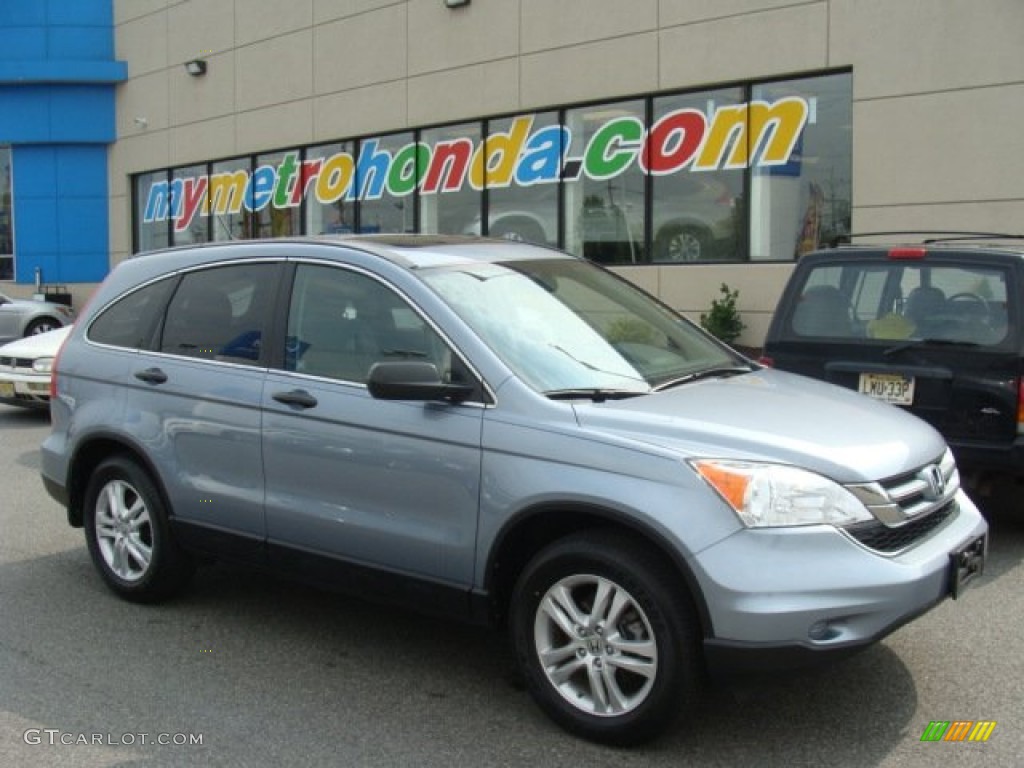 2011 CR-V EX 4WD - Glacier Blue Metallic / Gray photo #1