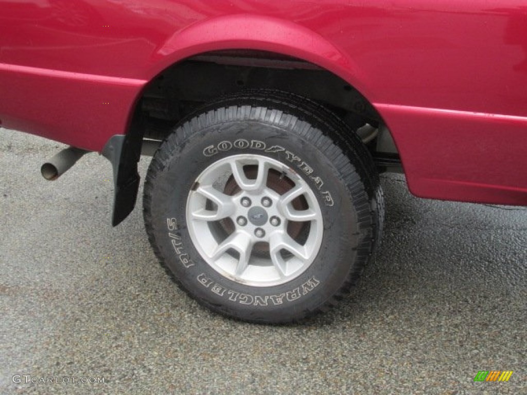 2007 Ranger XLT SuperCab 4x4 - Redfire Metallic / Medium Dark Flint photo #3