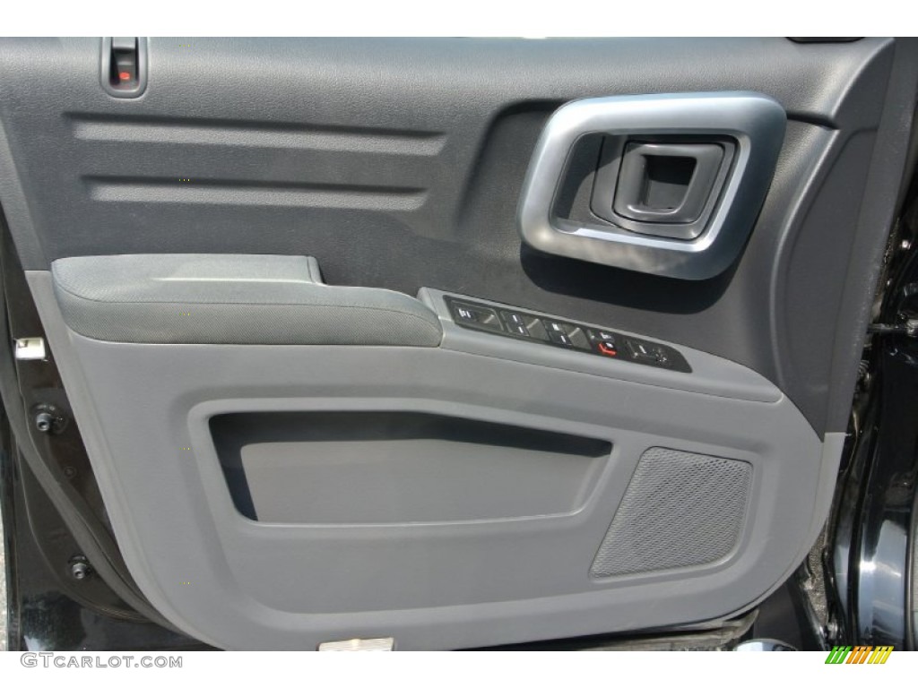 2008 Honda Ridgeline RT Gray Door Panel Photo #85079780
