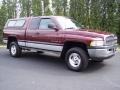 2001 Dark Garnet Red Pearl Dodge Ram 1500 SLT Club Cab 4x4  photo #18