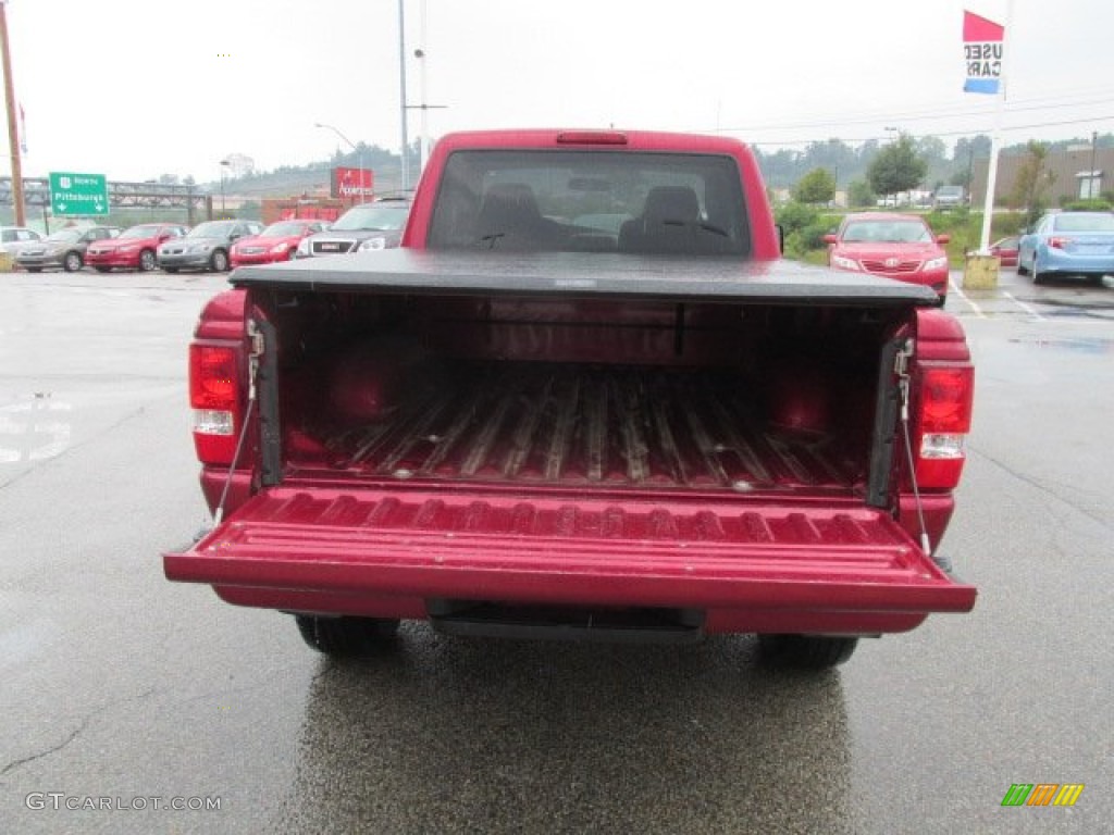 2007 Ranger XLT SuperCab 4x4 - Redfire Metallic / Medium Dark Flint photo #11
