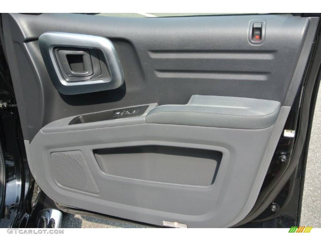 2008 Honda Ridgeline RT Gray Door Panel Photo #85080134