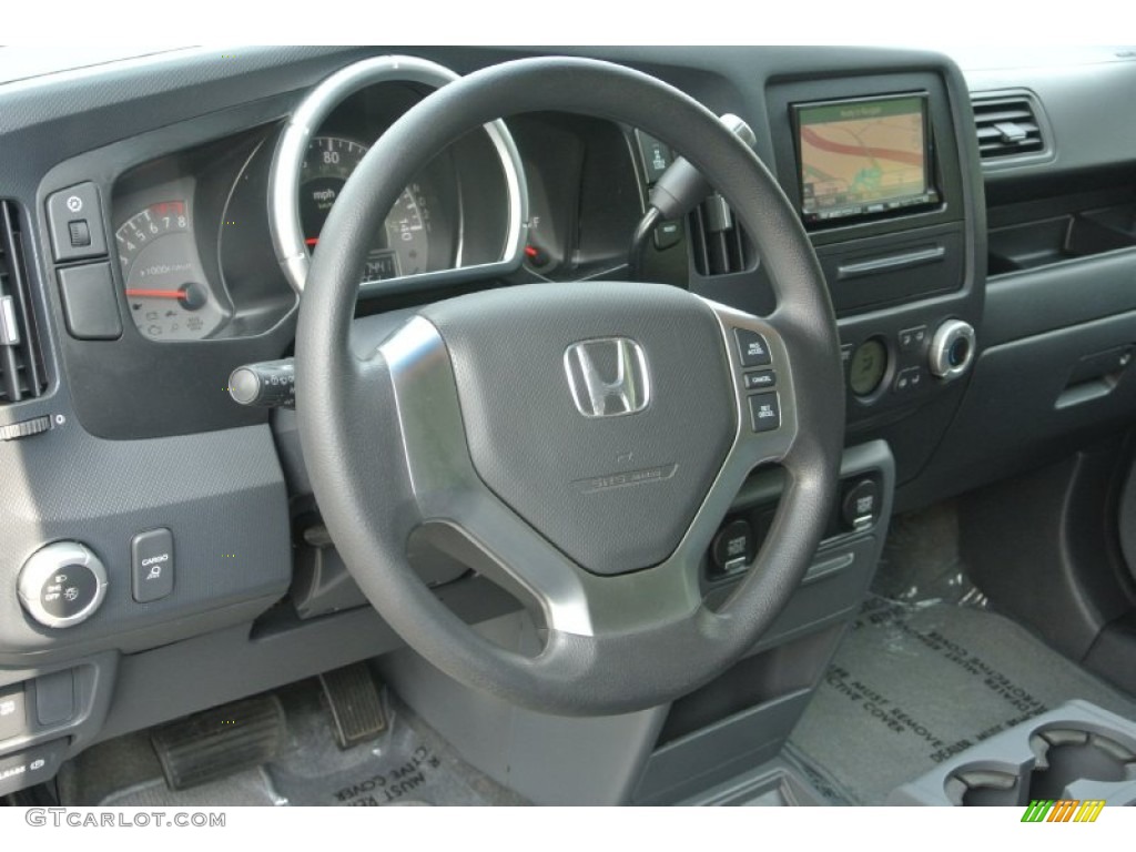 2008 Honda Ridgeline RT Gray Steering Wheel Photo #85080227