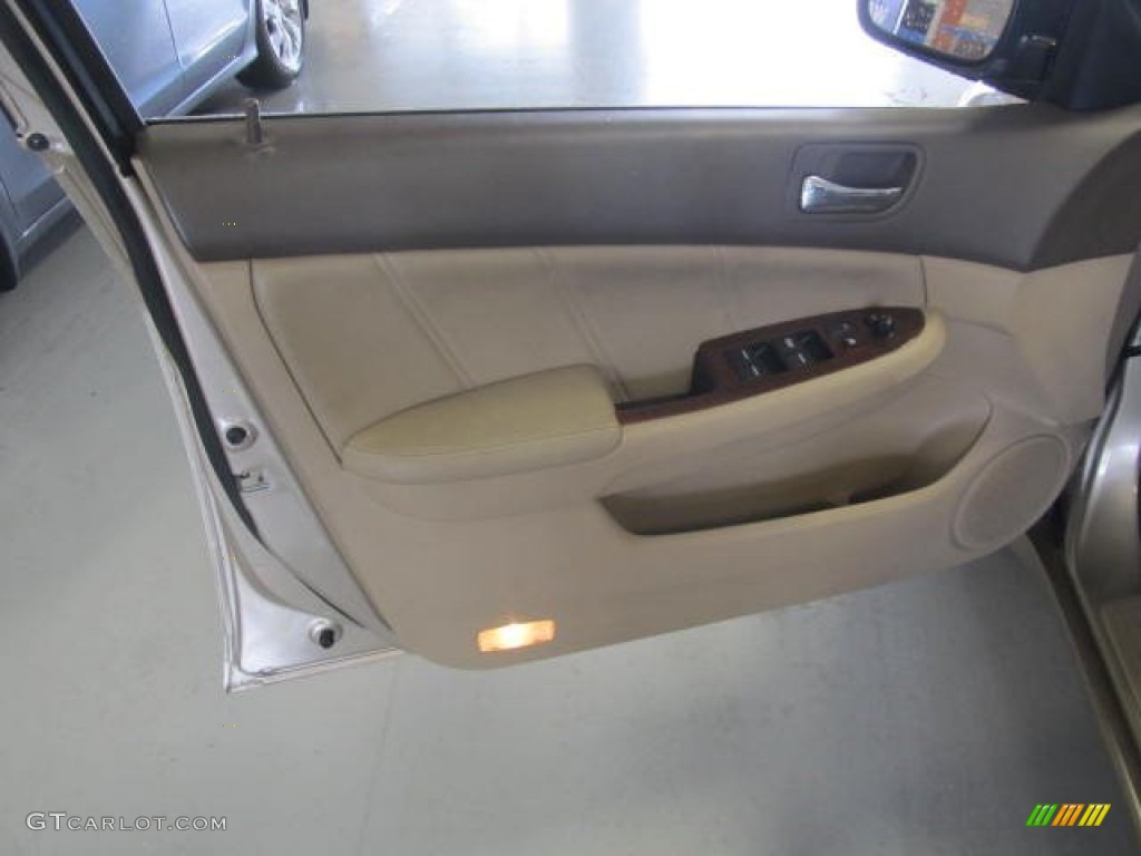 2007 Accord EX-L Sedan - Desert Mist Metallic / Ivory photo #7