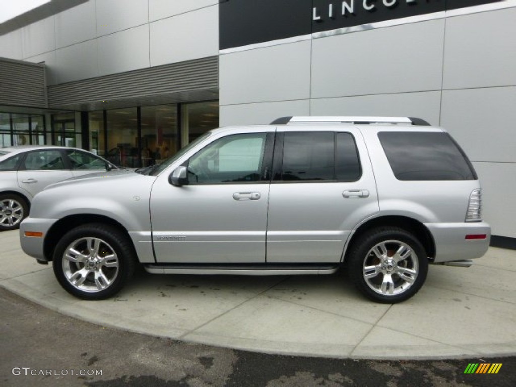 Brilliant Silver Metallic 2010 Mercury Mountaineer V8 Premier AWD Exterior Photo #85082084