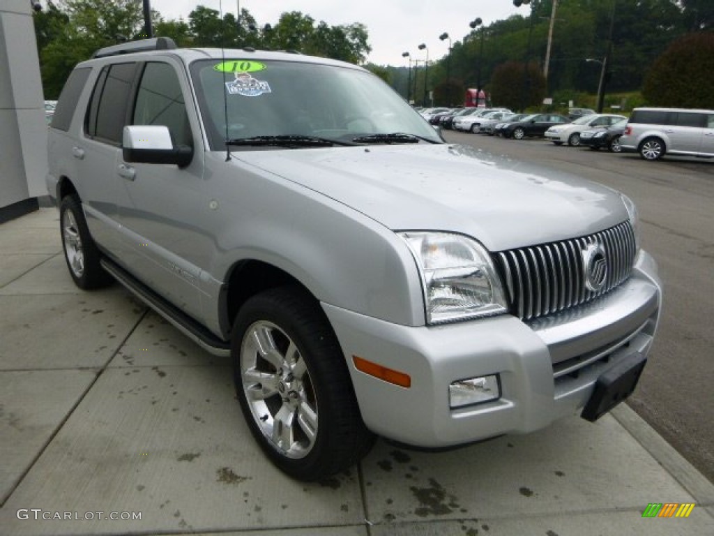 Brilliant Silver Metallic 2010 Mercury Mountaineer V8 Premier AWD Exterior Photo #85082190
