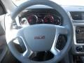 Light Titanium 2014 GMC Acadia SLT AWD Steering Wheel