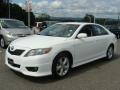 2011 Super White Toyota Camry SE V6  photo #3