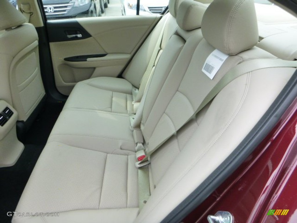 2014 Honda Accord EX-L V6 Sedan Rear Seat Photo #85082750