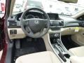 Ivory 2014 Honda Accord EX-L V6 Sedan Interior Color