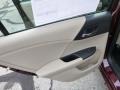 Ivory 2014 Honda Accord EX-L V6 Sedan Door Panel