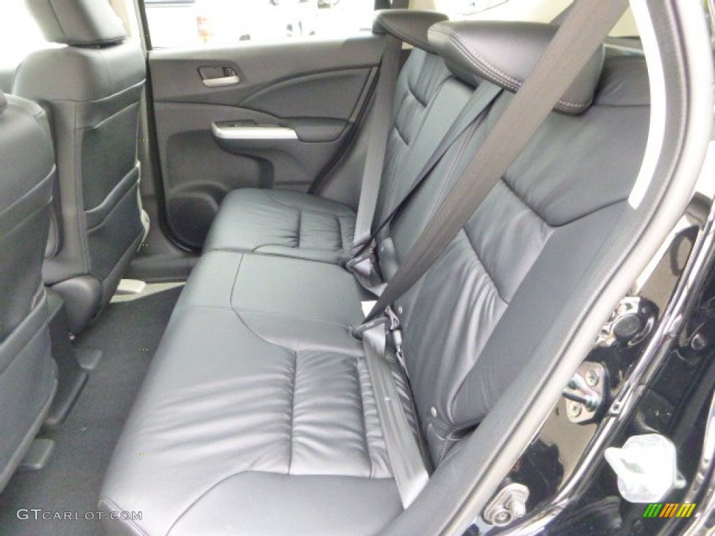 Black Interior 2014 Honda CR-V EX-L AWD Photo #85083227