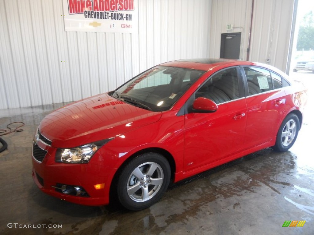 2014 Cruze LT - Red Hot / Jet Black/Sport Red photo #1