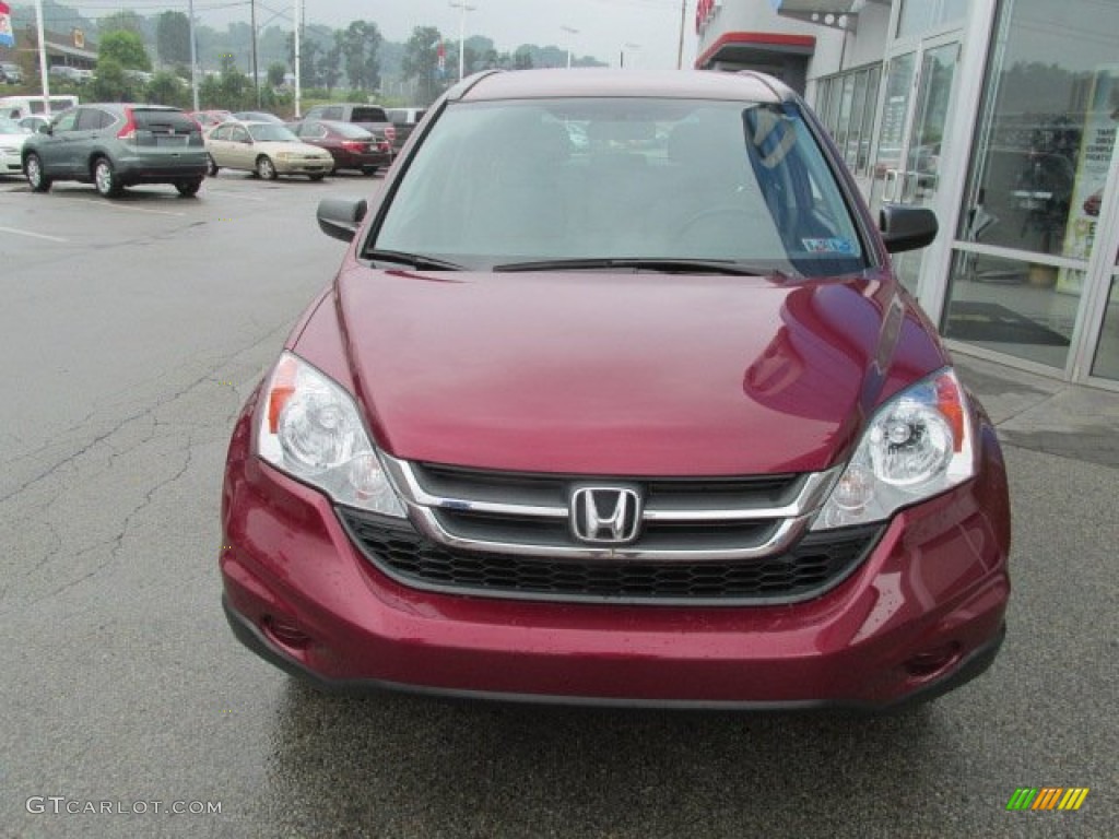 2010 CR-V LX AWD - Tango Red Pearl / Gray photo #3