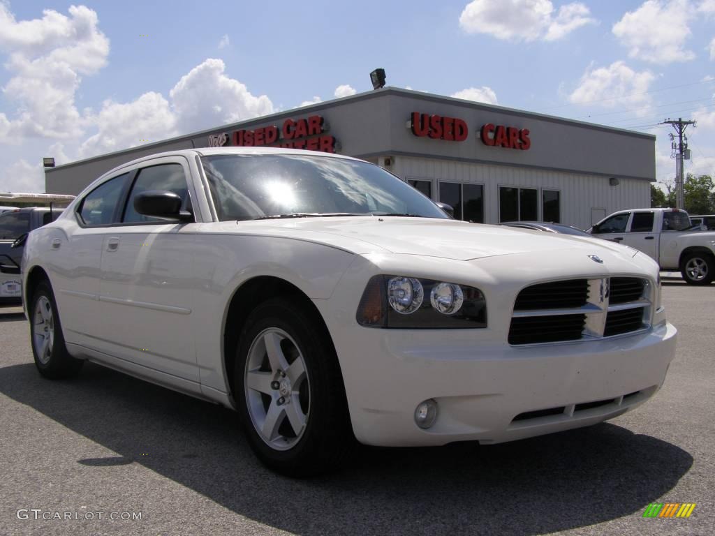 Stone White Dodge Charger