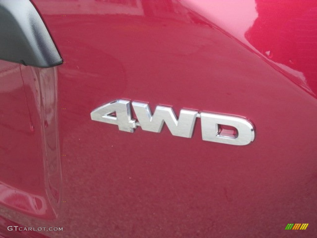 2010 CR-V LX AWD - Tango Red Pearl / Gray photo #9
