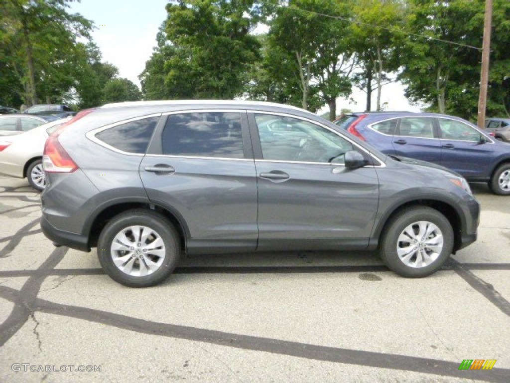 2014 CR-V EX-L AWD - Polished Metal Metallic / Gray photo #2