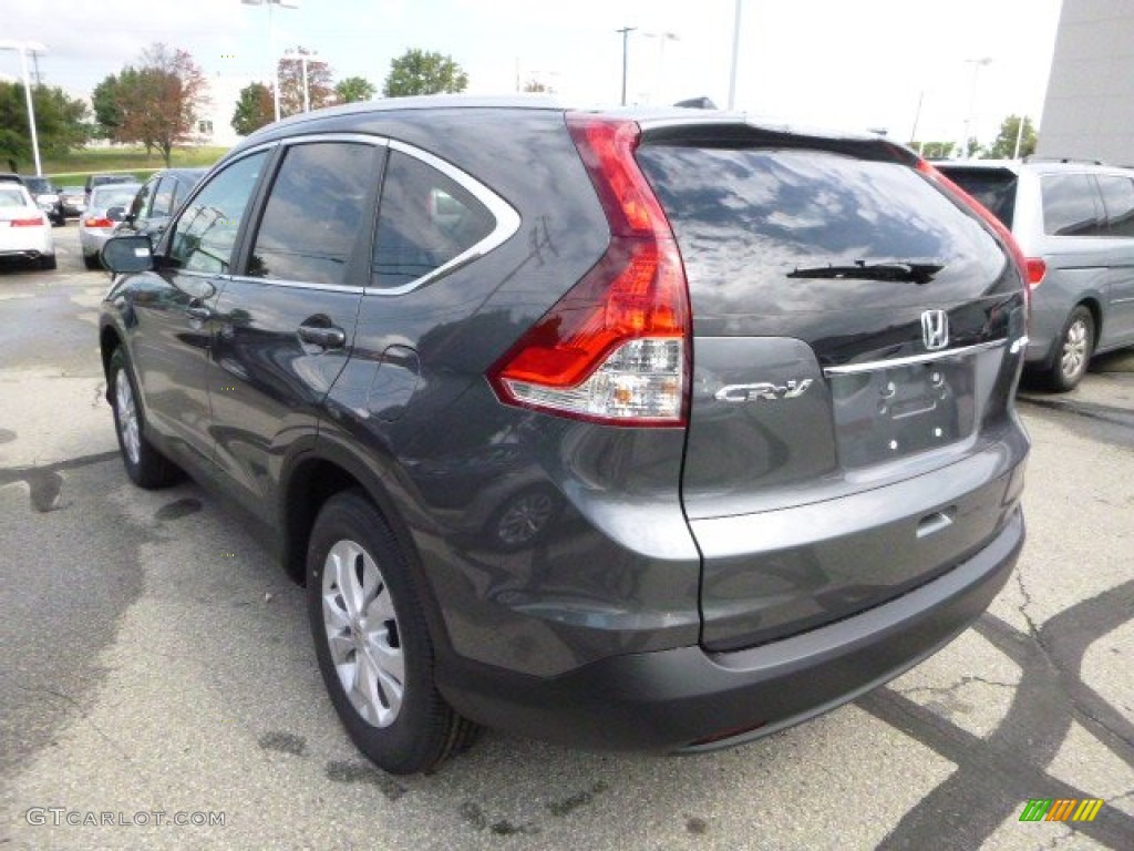 2014 CR-V EX-L AWD - Polished Metal Metallic / Gray photo #5