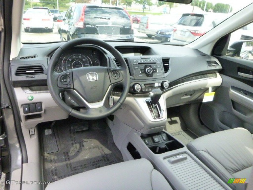 2014 CR-V EX-L AWD - Polished Metal Metallic / Gray photo #12
