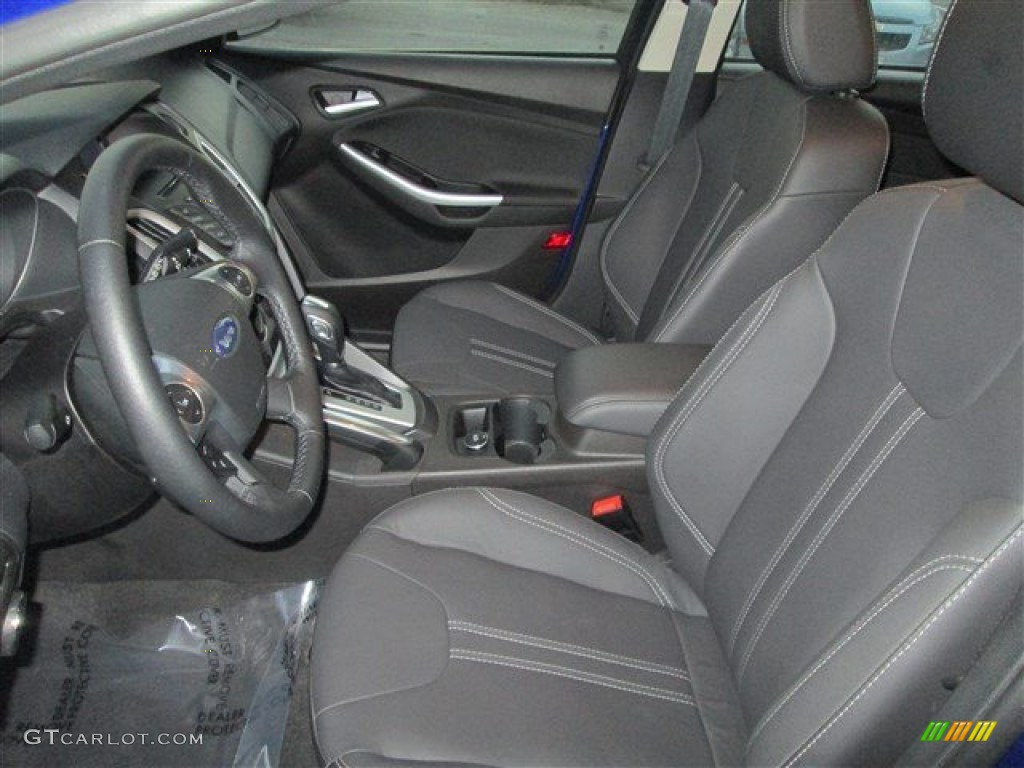 Charcoal Black Interior 2013 Ford Focus SE Hatchback Photo #85084937