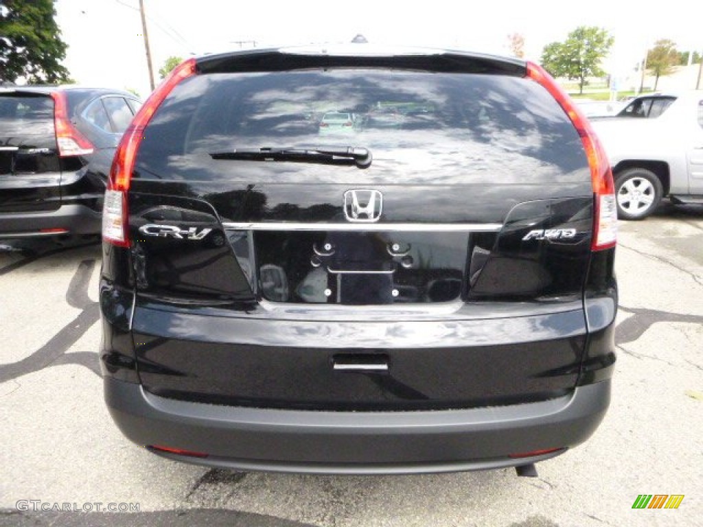 2014 CR-V EX-L AWD - Crystal Black Pearl / Black photo #4