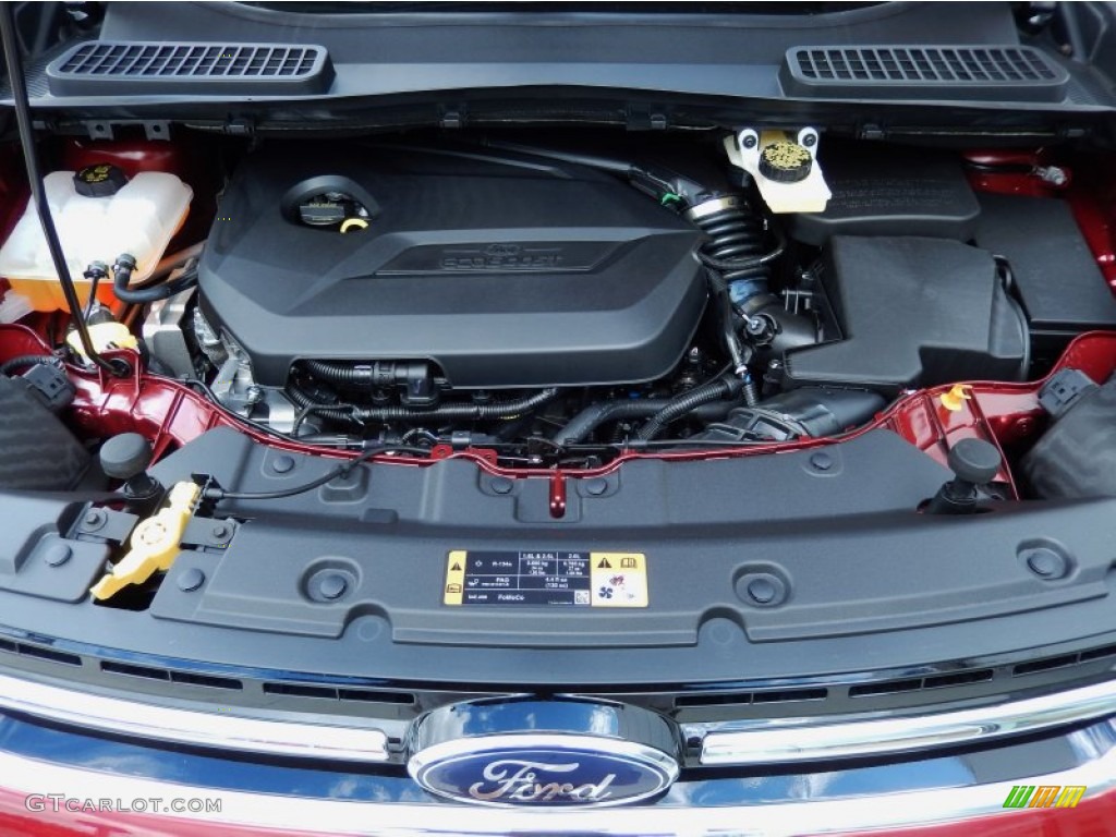 2014 Ford Escape Titanium 1.6L EcoBoost 1.6 Liter GTDI Turbocharged DOHC 16-Valve Ti-VCT EcoBoost 4 Cylinder Engine Photo #85085894
