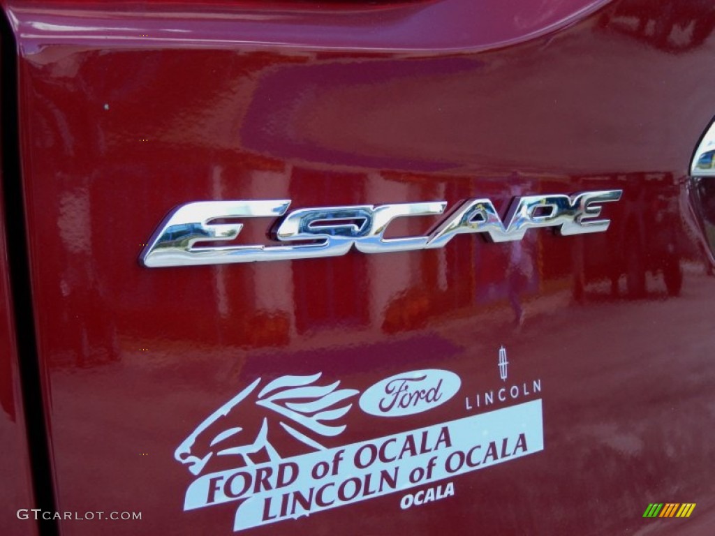 2014 Escape Titanium 2.0L EcoBoost - Ruby Red / Medium Light Stone photo #4