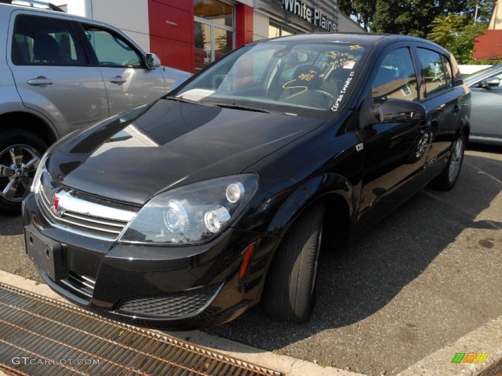 2008 Astra XE Sedan - Black Sapphire / Charcoal photo #1