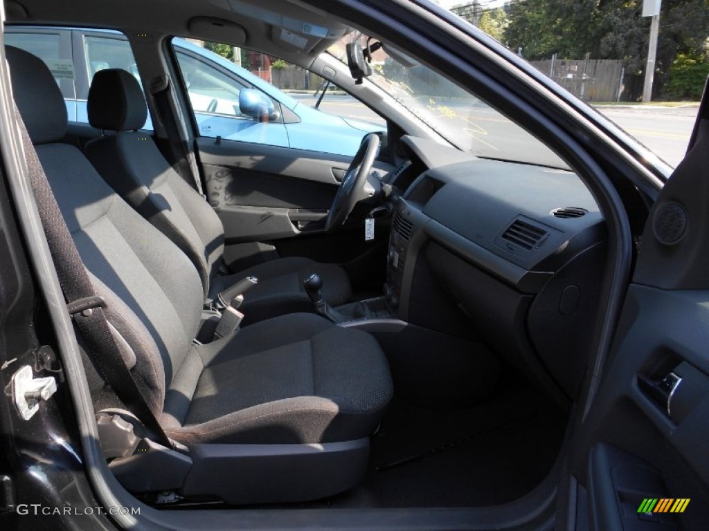 2008 Astra XE Sedan - Black Sapphire / Charcoal photo #8
