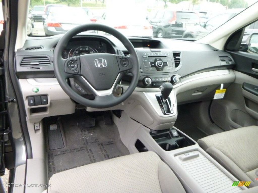 2014 CR-V EX AWD - Polished Metal Metallic / Gray photo #12