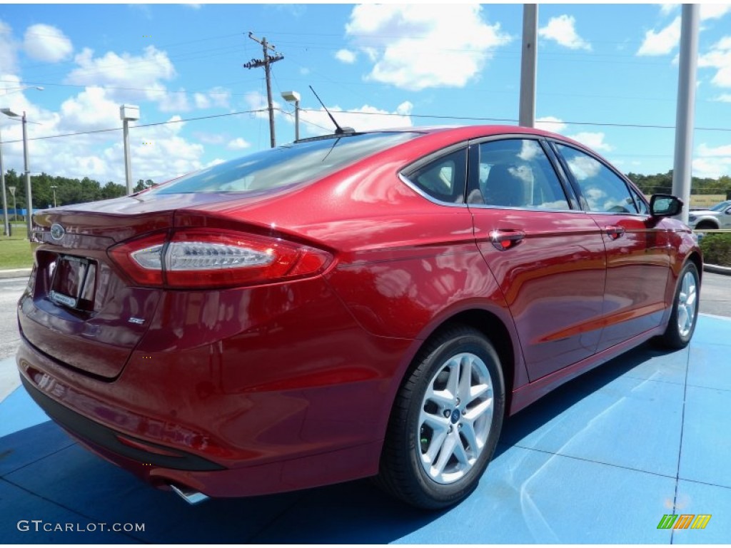 Ruby Red 2014 Ford Fusion SE Exterior Photo #85087217