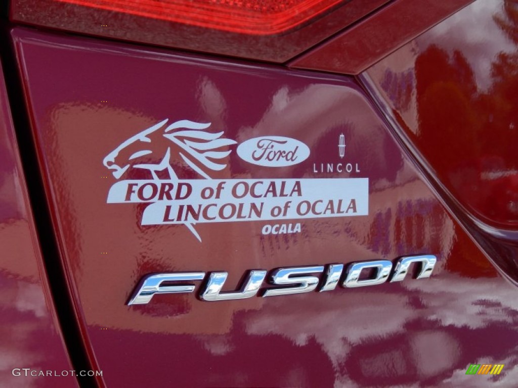 2014 Fusion SE - Ruby Red / Dune photo #4