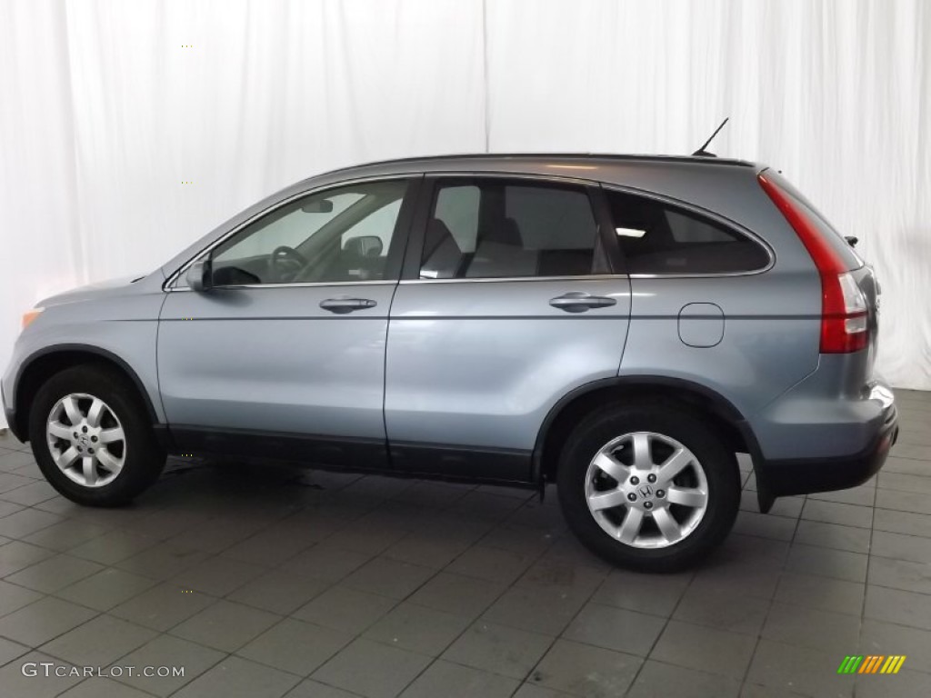 2007 CR-V EX-L - Glacier Blue Metallic / Gray photo #10