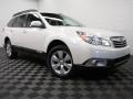Satin White Pearl 2010 Subaru Outback 2.5i Premium Wagon Exterior