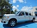 2014 Ingot Silver Metallic Ford F250 Super Duty Lariat Crew Cab  photo #1