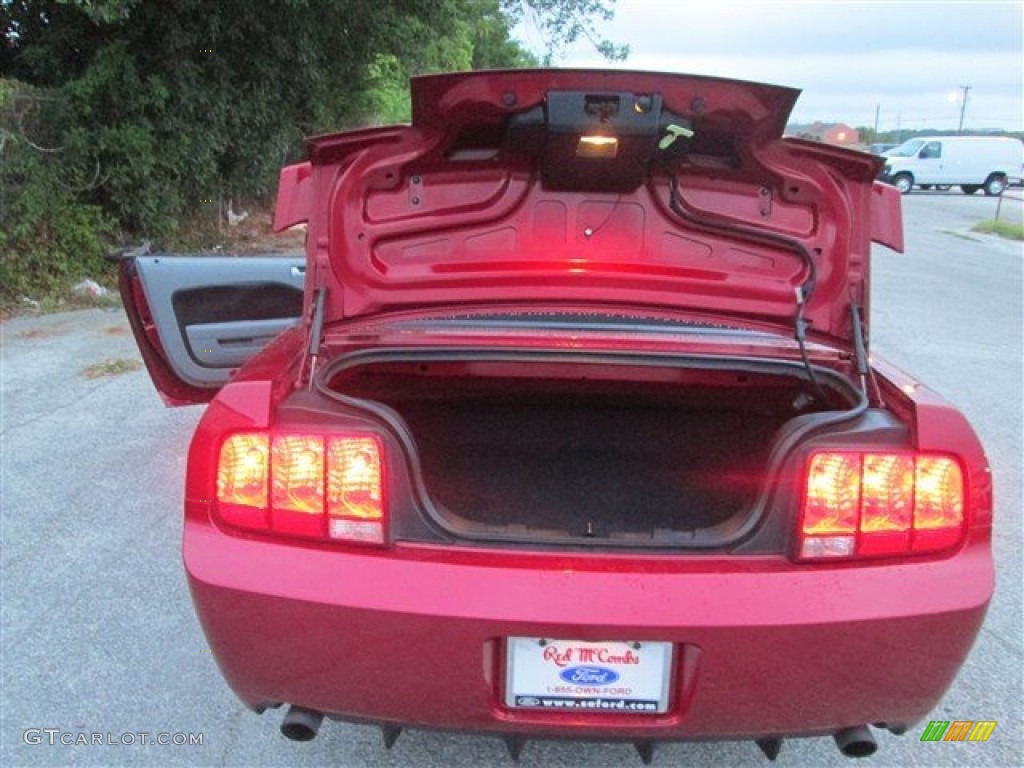2007 Mustang GT Premium Convertible - Redfire Metallic / Black/Dove Accent photo #9